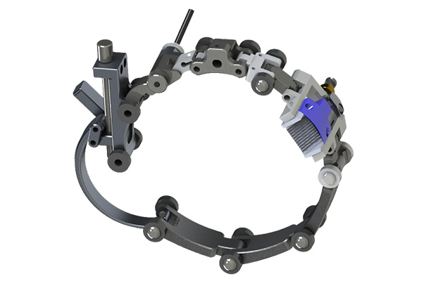 Small diameter chain scanner